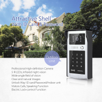 Home-Locking complete deur video videofoon 4 draads.DBF-DT-1117/2203